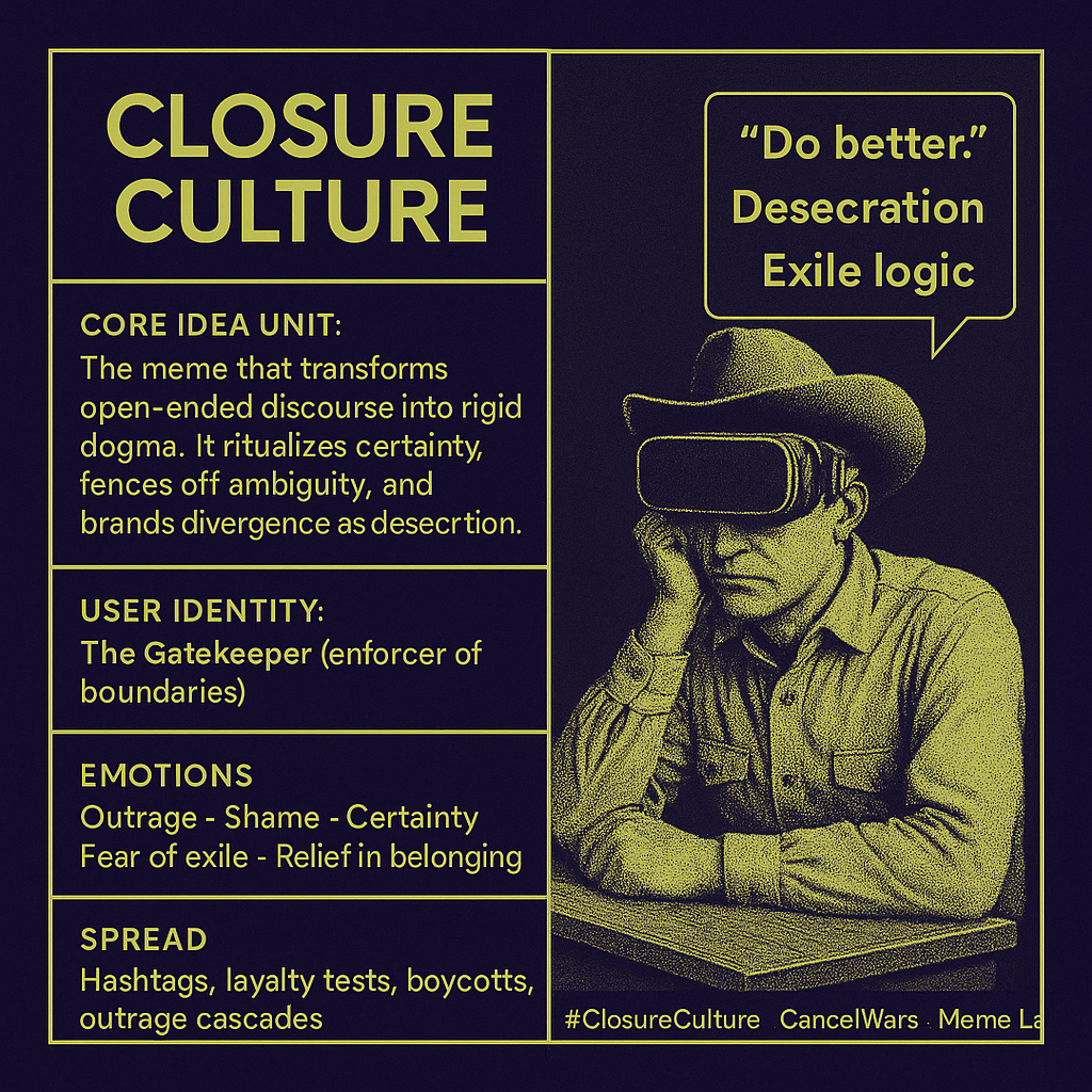 Closure Culture - Dogma,